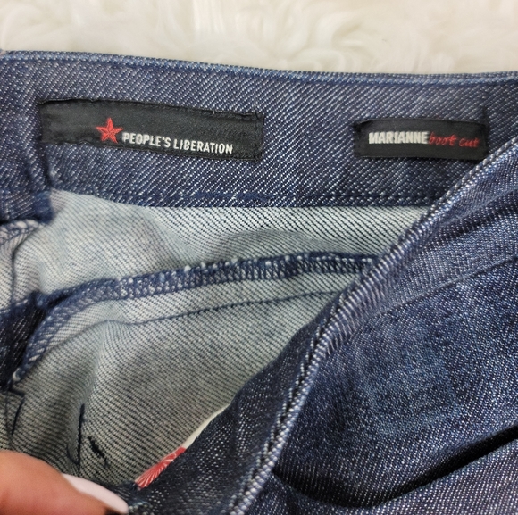 PEOPLE'S LIBERATION JEANS MARIANNE BOOTCUT Size 27 - Picture 13 of 16